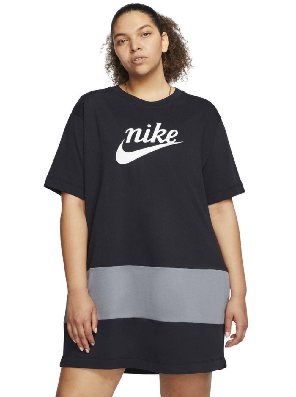 Nike Women Sportswear Fit Brand Logo Outdoor T-Shirt, /short dress Black Ss XXL
